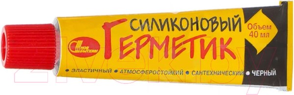 Изображение товара Герметик силиконовый Новбытхим 4601147000784 (40мл, черный)