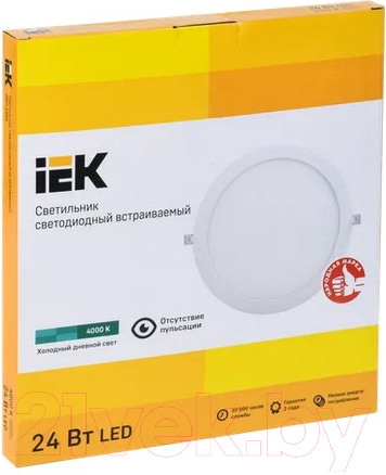 Изображение товара Точечный светильник IEK LDVO0-1609-1-24-4000-K01