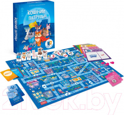 Изображение товара Настольная игра Геодом Кошачий патруль с дополненной реальностью / 9820
