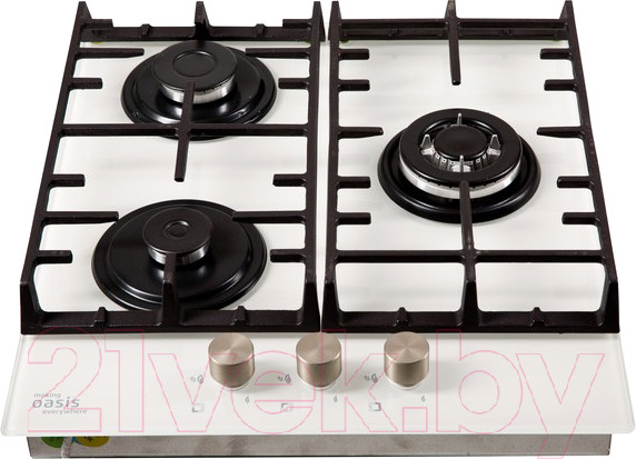 Изображение товара Газовая варочная панель Making Oasis Everywhere P-3GWT (B) 