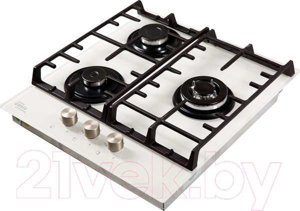 Изображение товара Газовая варочная панель Making Oasis Everywhere P-3GWT (B) 