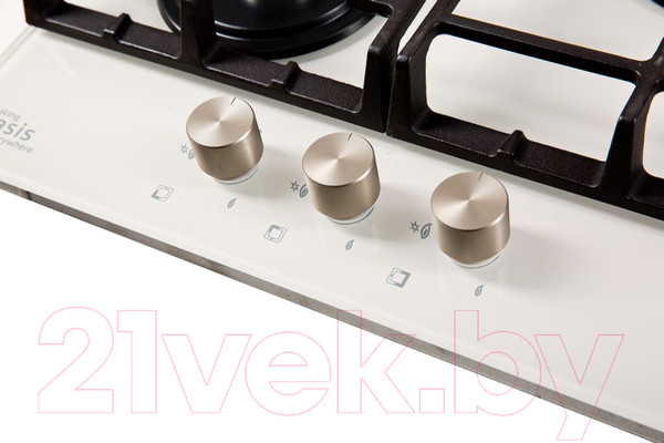Изображение товара Газовая варочная панель Making Oasis Everywhere P-3GWT (B) 