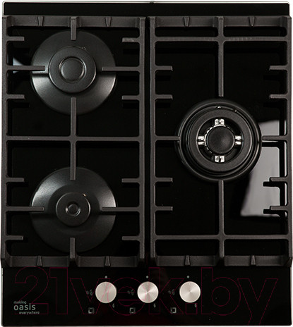 Изображение товара Газовая варочная панель Making Oasis Everywhere P-3GBT (B)