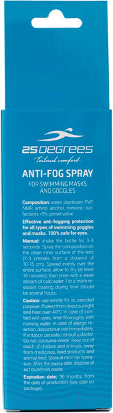Изображение товара Анти-фог 25DEGREES Nofog / 25D21001 (30мл)