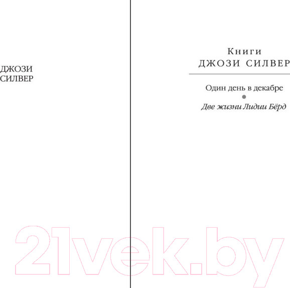Изображение товара Художественная книга Иностранка Две жизни Лидии Берд (Силвер Дж.)