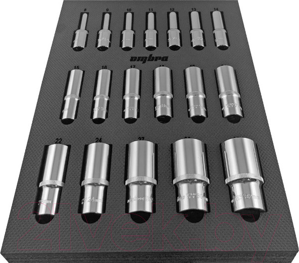 Изображение товара Набор головок слесарных Ombra OMT18STE