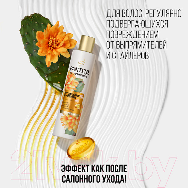 Изображение товара Шампунь для волос PANTENE Pro-V Miracles Восстановление и укрепление (250мл)