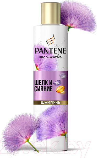 Изображение товара Шампунь для волос PANTENE Pro-V Miracles Шелк и сияние (250мл)