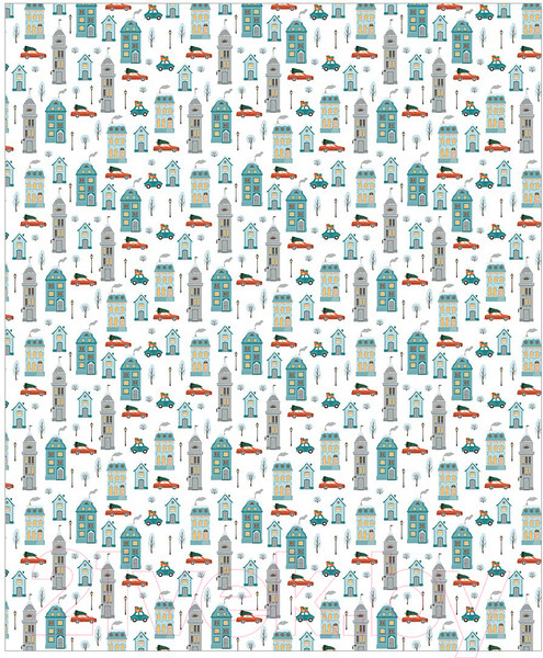Изображение товара Скатерть JoyArty Зимний город / tcox_303160 (120x145)