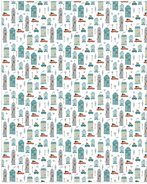 Изображение товара Скатерть JoyArty Зимний город / tcox_303160 (180x145)