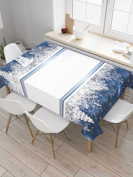 Изображение товара Скатерть JoyArty Снежные ели / tcox_37031 (180x145)