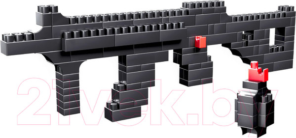 Изображение товара Конструктор Bauer Пистолет-пулемет HK UMP и ручная граната / 871 (96эл)
