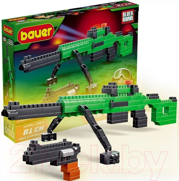 Изображение товара Конструктор Bauer Снайперская винтовка Драгунова и пистолет / 873 (159эл)