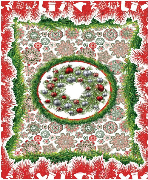 Изображение товара Скатерть JoyArty Рождественское полотно / tcox_37126 (180x145)