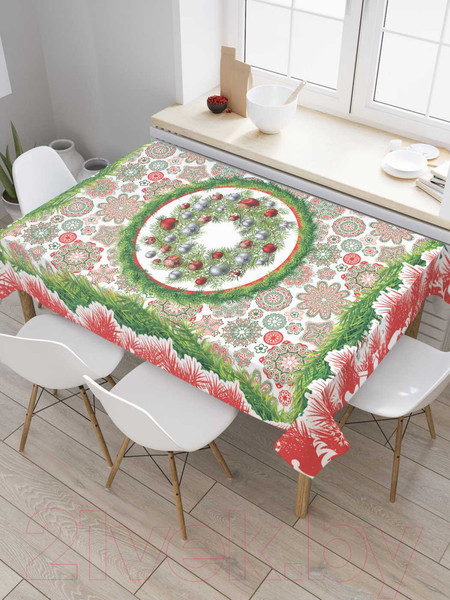 Изображение товара Скатерть JoyArty Рождественское полотно / tcox_37126 (180x145)