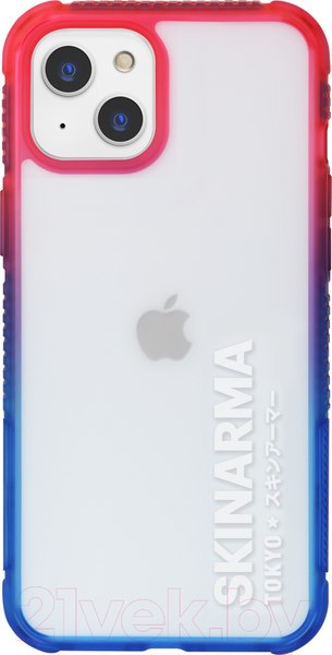 Изображение товара Чехол-накладка Skinarma Hade для iPhone 13 Pro (синий/розовый)