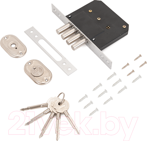 Изображение товара Замок врезной Стандарт 189-4MF-5К CP (хром)