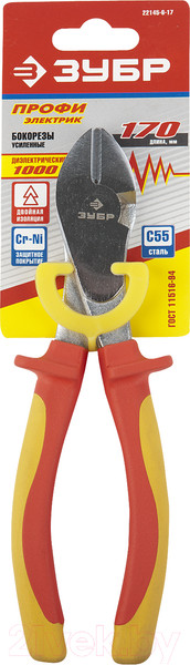 Изображение товара Бокорезы Зубр Профиэлектрик 22145-6-17