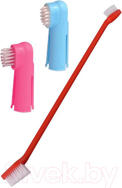 Изображение товара Набор зубных щеток для животных Мультидом Чистые зубки / VL40-117