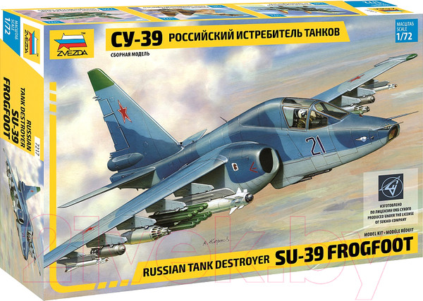 Изображение товара Сборная модель Звезда Самолет Су-39 / 7217