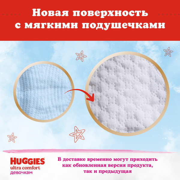 Изображение товара Подгузники детские Huggies Ultra Comfort 4 Disney Box Girl (100шт)