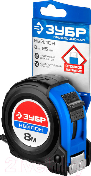 Изображение товара Рулетка Зубр 34056-08-25_z01