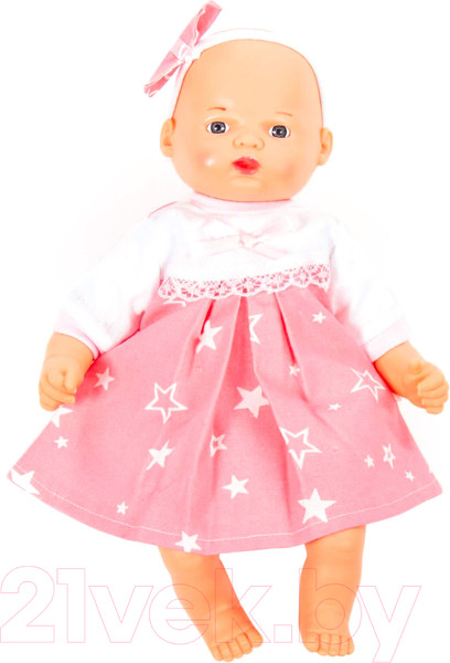 Изображение товара Пупс Полесье Милый в платье / 71699 (мягконабивной)