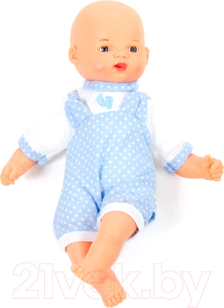 Изображение товара Пупс Полесье Милый в комбинезоне / 71637 (мягконабивной)