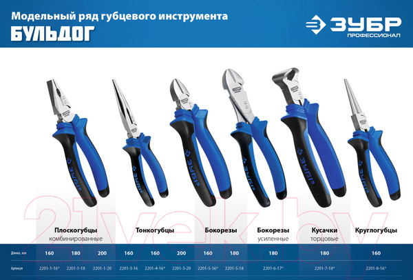 Изображение товара Бокорезы Зубр 2201-5-16_z02