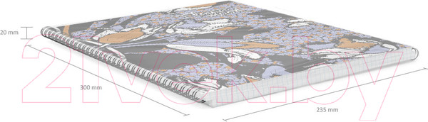 Изображение товара Тетрадь Erich Krause Tulips А4 / 54136 (80л)