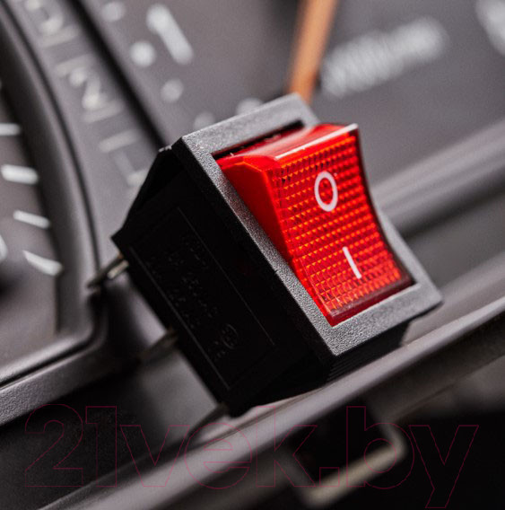 Изображение товара Выключатель клавишный Rexant ON-ON 06-0305-B (красный с подсветкой)