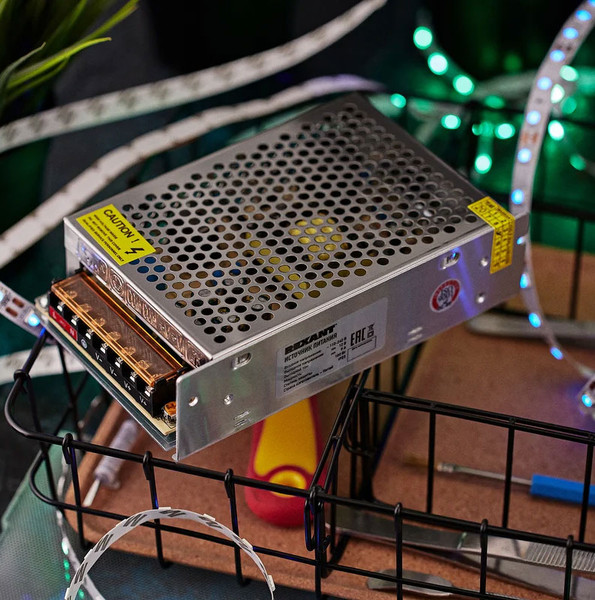 Изображение товара Блок питания для светодиодной ленты Rexant 220 V AC/12 V DC 9 A 100 W / 200-100-1