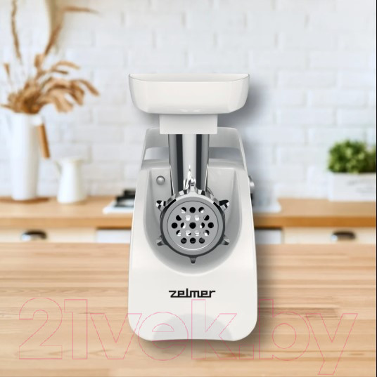 Изображение товара Мясорубка электрическая Zelmer ZMM9801B (белый)