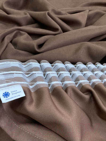 Изображение товара Штора Ника Зварико 777270 200x270 (коричневый 29)