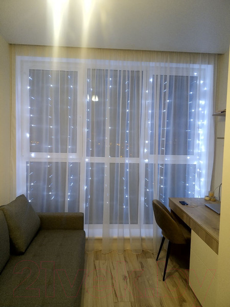 Изображение товара Гардина Ника Зварико 222270 500x270 (белый о1)