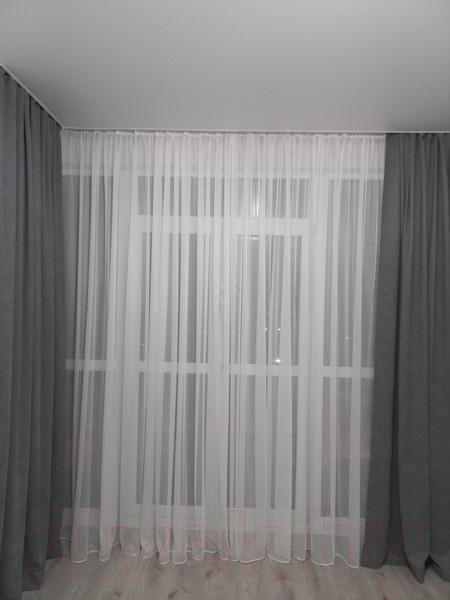 Изображение товара Гардина Ника Зварико 222270 500x270 (белый о1)