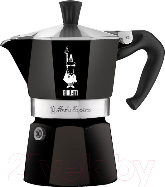 Изображение товара Гейзерная кофеварка Bialetti Moka Express 4952/NP (3 порции)