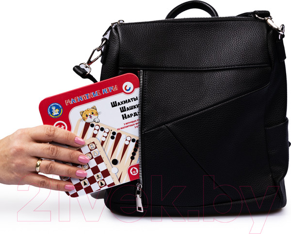 Изображение товара Набор настольных игр Десятое королевство Шахматы, шашки, нарды / 04302