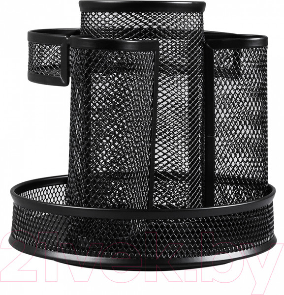 Изображение товара Органайзер настольный Q-Connect Круглый / KF17294 (черный)