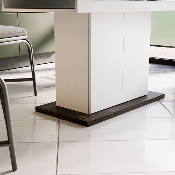 Изображение товара Обеденный стол ТриЯ Детройт Тип 1 (белый/ателье темный)