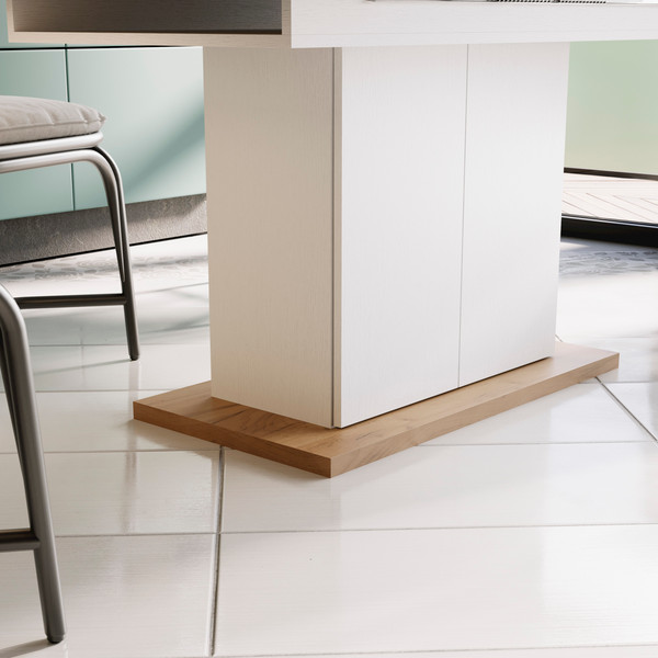 Изображение товара Обеденный стол ТриЯ Детройт Тип 1 (белый/дуб крафт золотой)