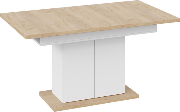 Изображение товара Обеденный стол ТриЯ Детройт Тип 1 (белый/дуб крафт золотой)