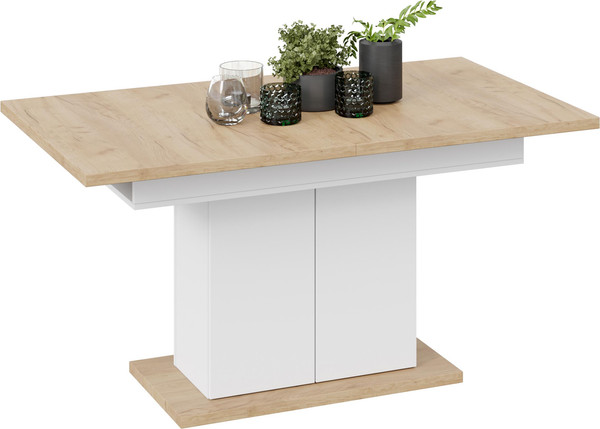 Изображение товара Обеденный стол ТриЯ Детройт Тип 1 (белый/дуб крафт золотой)