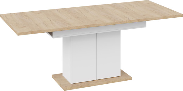 Изображение товара Обеденный стол ТриЯ Детройт Тип 1 (белый/дуб крафт золотой)