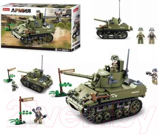 Изображение товара Конструктор Sluban Армия / M38-B0856 (344эл)