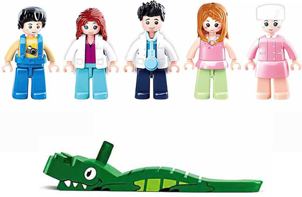 Изображение товара Конструктор Sluban Розовая мечта. Клиника / M38-B0799 (459эл)