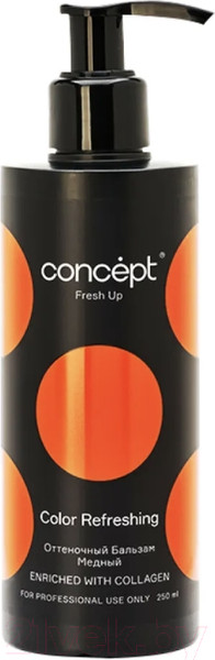 Изображение товара Оттеночный бальзам для волос Concept Fresh Up Обновление цвета с дозатором (250мл, медный )