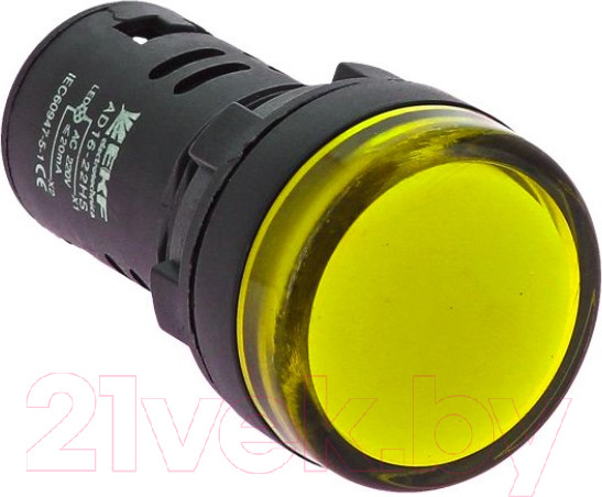 Изображение товара Лампа сигнальная EKF AD16-22HS / LEDM-AD16-O (желтый)
