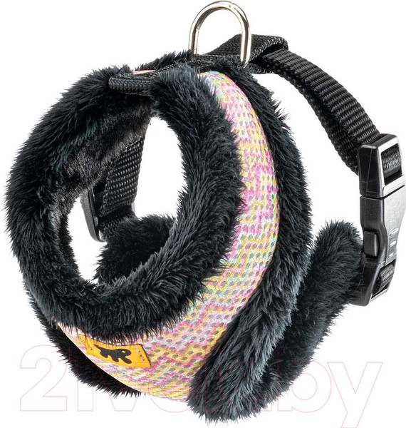 Изображение товара Шлея-жилетка для животных Ferplast Nikita Fur / 75468942 (XS, цветная с мехом)