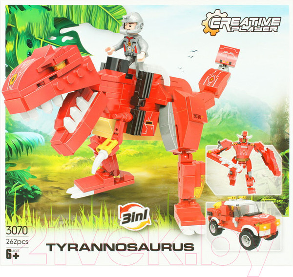 Изображение товара Конструктор Darvish Tyrannosaurus 3070 3 в 1 / DV-T-2812